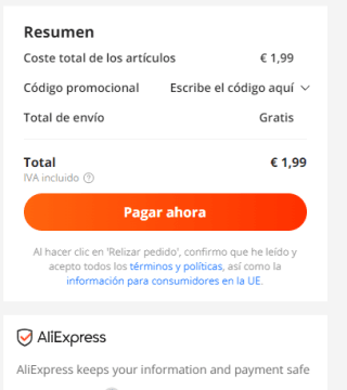 Cargador inalámbrico para móviles de hasta 15W por 1,90€