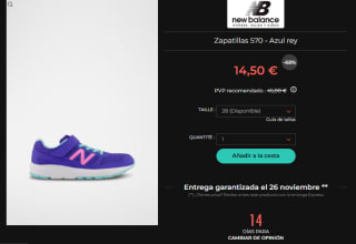 Recopilación zapatillas New Balance desde solo 13,90€