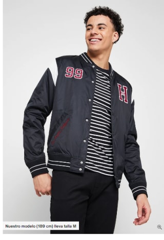Chaqueta Bomber para Hombre Hollister Co. VARSITY por 40.5€
