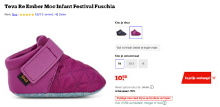 Teva Re Ember babyslofjes voor €10,50 bij Bol