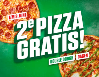 1+1 Gratis op alle Pizza’s bij New York Pizza