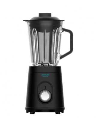 Batidora de Vaso Power Black Titanium 1000 INOX. 1000 W, Cuerpo de Acero Inoxidable, Cuchilla de 6 Hojas con Recubrimiento de Titanio Negro, Jarra de Vidrio 1.5 L, 5 Velocidades por 29.9€
