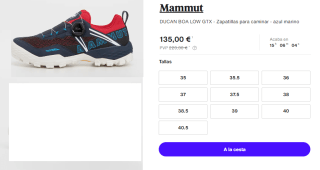 Zapatillas de Trekking de mujer DUCAN BOA LOW Gore-Tex Mammut por 114.75€