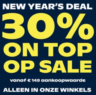 30% extra kassakorting op de sale producten bij Peek & Cloppenburg