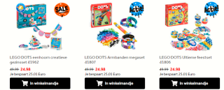 Tot 50% korting op Lego Dots bij Intertoys