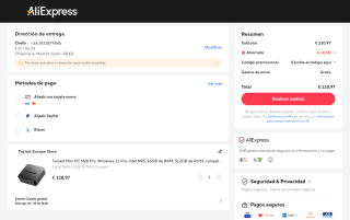 Mini PC Teclast 20 Pro por 110,97€