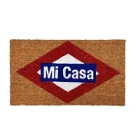 2ud Felpudos Base Goma Antideslizante Material Fibra de Coco 100% Natural por 10,08€