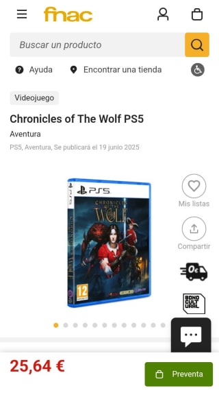 Chronicles of the World PS5 por 25,64€(socios)