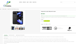 Google Pixel 9 Obsidiana 128GB 12GB RAM 6.3" Actua OLED Google Tensor G4 4700 mAh Android 14 por 567€