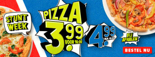 Dominos Stuntweek ( van 11 t/m zondag 17 maart 2024)