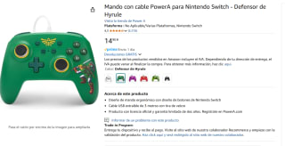 Mando con cable PowerA Nintendo Defensor de Hyrule por 14,90€