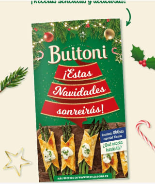 Descarga tu recetario obleas gratis de Buitoni para estas fechas navideñas