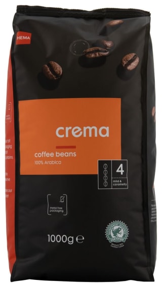 Hema koffiebonen 2 x 1 kg voor €17