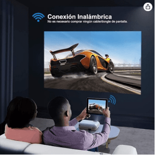 Proyector WiFi YABER Min Portatil 8500 Lúmenes 1080P por solo 41,90€