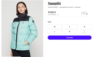 Chaqueta para Mujer Napapijri ACCER WOM 2 por 57€