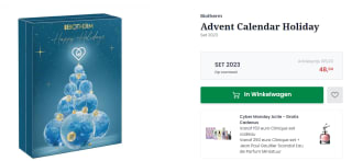 Adventskalender Biotherm 2023 voor maar €48,04 bij Parfumerie.nl