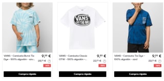 Ropa y calzado Vans desde solo 3,50€ alucina