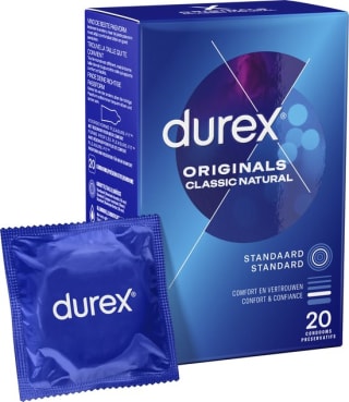 Durex Classic Natural 20 stuks voor €9 bij Bol