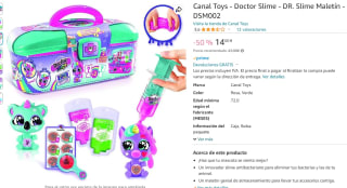 Juguete moldeable maletín doctor Slime Dr, slime por 14€