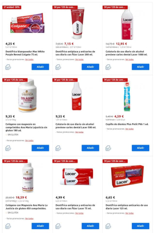 -3€ por cada 12€ de compra en Perfumería y Belleza desde Carrefour.