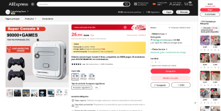 Consola Retro Kinbrick por 26,89€