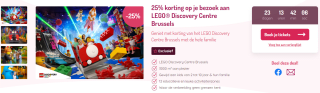 Bezoek het Lego Discovery Centre Brussel voor €19,19 per persoon