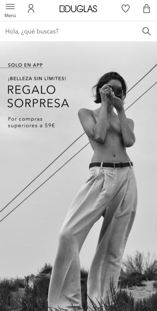 Regalo Sorpresa con compra en Douglas.