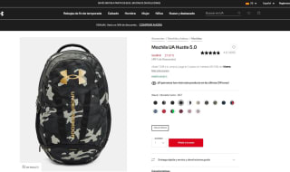 Mochila UA Hustle 5.0 Under Armour por 27,97€