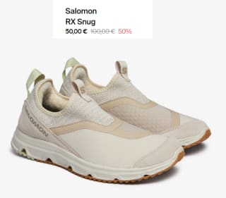 Zapatillas Salomon RX Snug Hombre RX Moc 3.0 por 40€