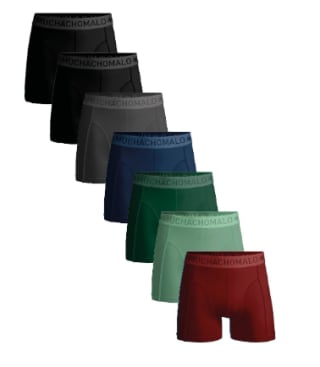 7 pack Muchachomalo boxershorts voor €47,99 bij Veepee