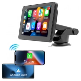 CarPlay-Scherm 7 inch met CarPlay en Android auto voor €32,99 dmv code bij Geekmaxi