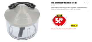 Tefal Jamie Oliver Hakmolen voor €5,99 bij Dirk