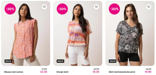 20% korting op alles bij Norah