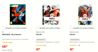 Diverse games vanaf €3,09 bij Bol.com