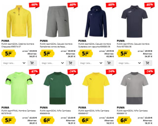 Hasta 90% descuento ropa y calzado Puma