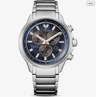Reloj Citizen Eco-Drive Chrono Sport Caja y brazalete Súper Titanio y cristal zafiro por 199€