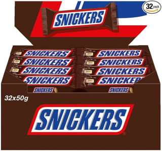 Snickers 32x 50g voor €10,49 bij Amazon FR