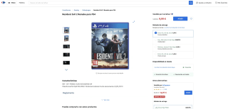 Videojuego Resident Evil 2 Remake para PS4 por solo 9,99€