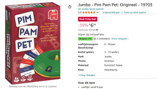 Jumbo Pim Pam Pet: Origineel (19703) voor €6,94 bij Amazon
