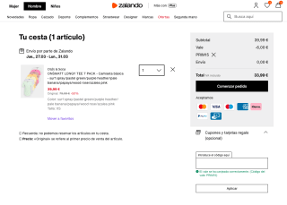 Pack 7 camisetas Only & Sons 100% algodón por solo 33,99€