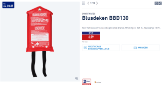 Smartwares BBD130 Blusdeken voor €6,99 bij de Aldi