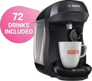 TASSIMO by Bosch Happy + 72 Drinks Bundle for £29.99