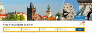 7 días Praga y Budapest hotel 3 estrellas y avión incluido con traslados desde 322€
