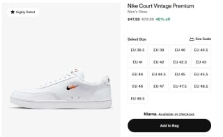 Nike Court Vintage heren Sneaker voor €47,99 in de Nike store