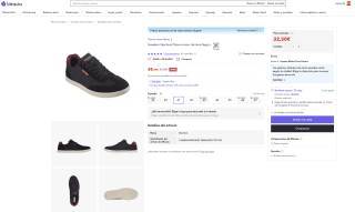 Skechers Placer vinson Hombre Negros por 32,50€