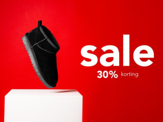 2e paar sale schoenen voor €10 in de winkel, of 30% korting op 1 paar online bij Nelson