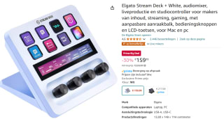 Elgato Stream Deck voor PC & Mac-wit voor €159,99 met Amazon Prime