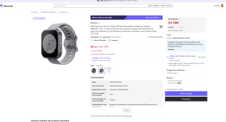 Reloj intelligente CMF Watch Pro Versión Global CMF by Nothing por 31,10€ (Nuevos usuarios por 18,66€)