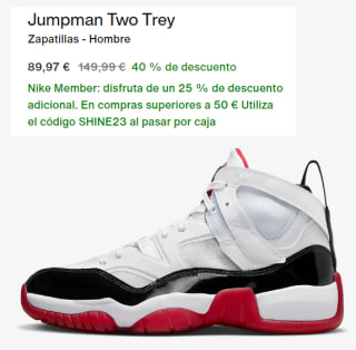 Zapatillas de Basket Nike Jumpman Two Trey por 67.47€