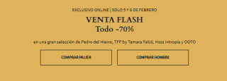 Todo al 70% descuento en tu compra en Pedro Del Hierro
